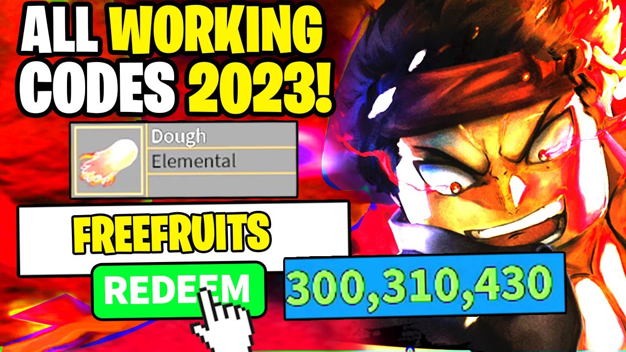 NEW* ALL WORKING CODES FOR BLOX FRUITS IN 2023 JUNE! ROBLOX BLOX FRUITS  CODES 