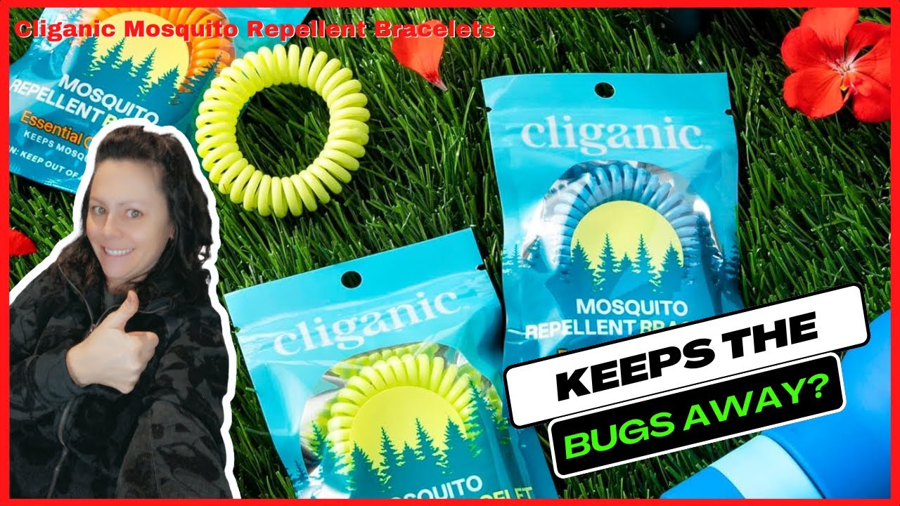 Keep Mosquitoes Away Naturally with DEET-Free Cliganic Bracelets!