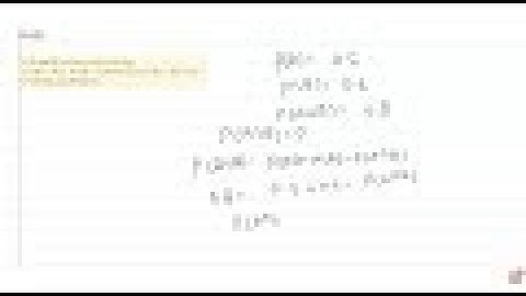 JEE MAINS 2018 If `Aa n dB` are two events such that `P(A)=0. 5 ,P(B)=0. 6a n dP(AuuB)=0. 8` , f...