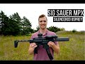 Sig MPX SBR with SilencerCo Opsrey Suppressor