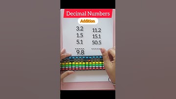 Addition | Decimal Numbers #learning abacus #mathsagic #abacusmentalmath