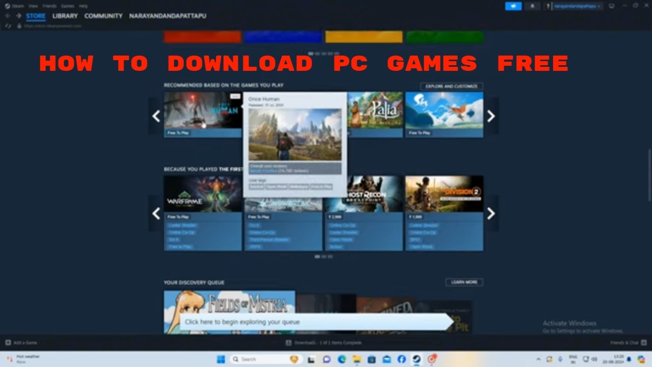 How To Download Games For Free in PC & Laptop || Free & Paid Game all ...