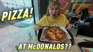 WORLDS LARGEST McDONALDS!!-PIZZA!!! WHO KNEW???