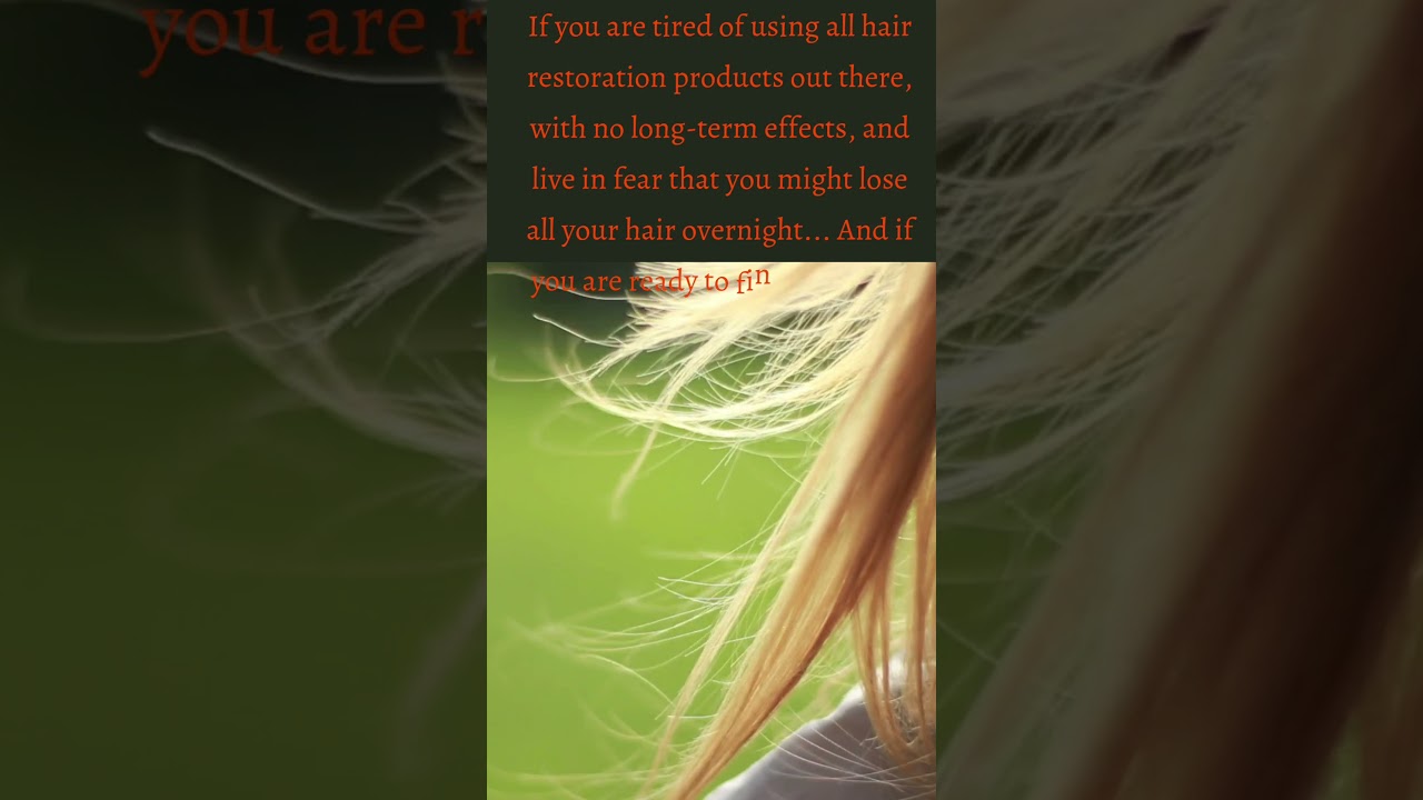 RESTOLIN GOOD FOR LONG HAIR.#skj #clickbank #shorts #affiliatemarketing