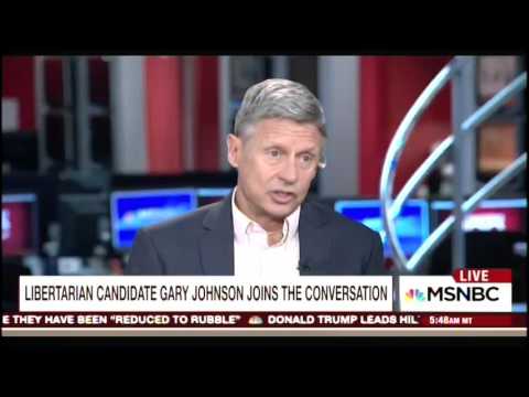 "What Is Aleppo?" Libertarian Candidate Gary Johnson Stumped By Syria Question