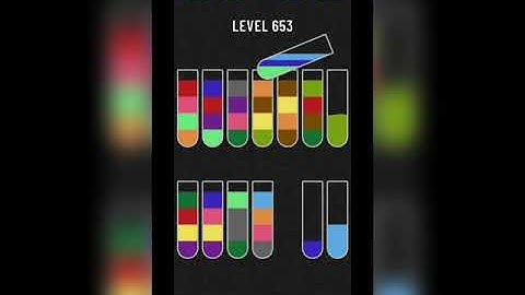 Water sort puzzle level 653