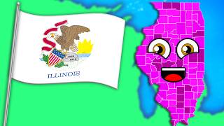 Learn About The State Of Illinois! | US Geography Songs For Kids | KLT