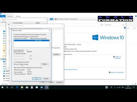 Vidéo: Comment Réduire Le Fichier D'échange