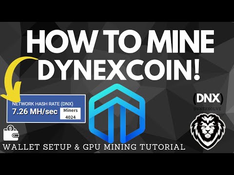 How To Mine DYNEXcoin - DNX GPU MINING On Windows!