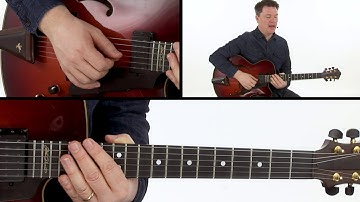 Jazz Blues Guitar Lesson - CC Swing Riff - Lick 2 - Sean McGowan