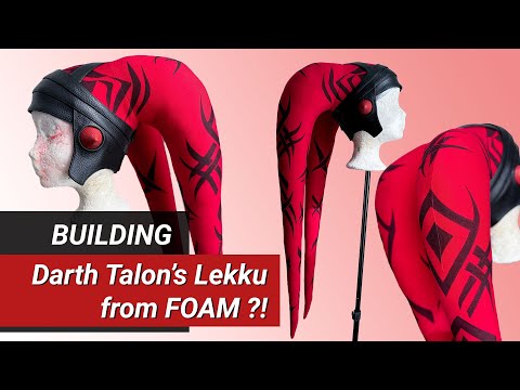 Build Darth Talon's Lekku from Foam - Cosplay DIY