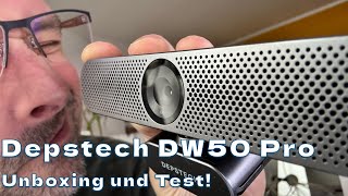 📹🎤 DEPSTECH DW50 Pro 4k Webcam im Test. Was kann die?