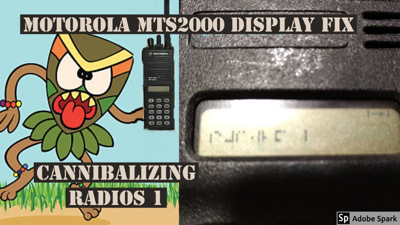 Motorola MTS2000 H01UCD6PW1BN Radio FOR PARTS/NOT WORKING 