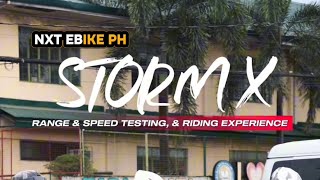 RANGE & SPEED TESTING at RIDING EXPERIENCE kay NXT STORM X at STORM
