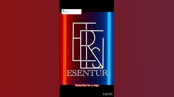 Name logo graphic design #esentur #shortsfeed #shortsviral #trending #trendingshorts #namelogodesign