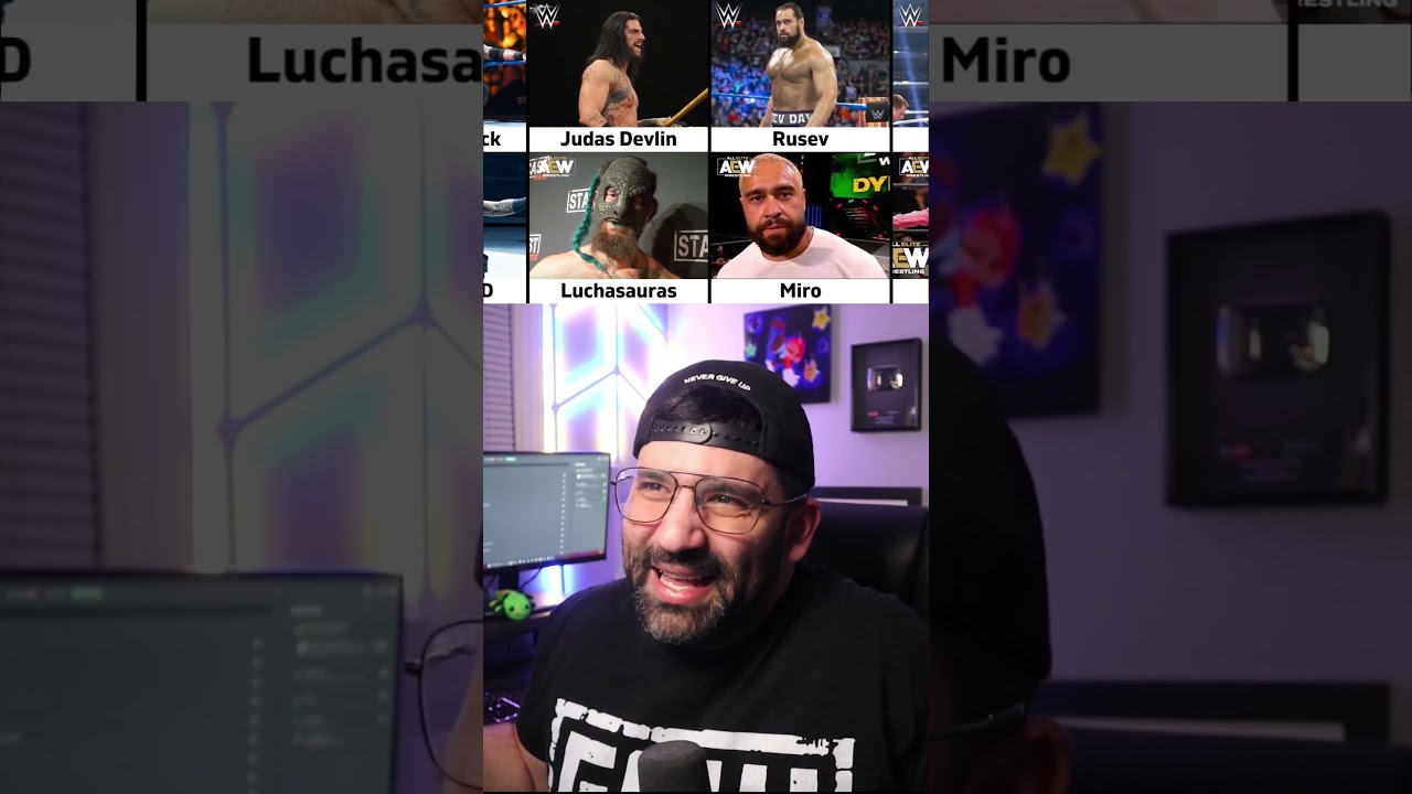 WRESTLER NAME CHANGES FROM WWE TO AEW @wrestledata