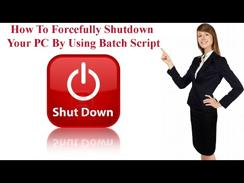 How To Forcefully Shutdown Your PC By Using Batch Script | ITNEWS4U