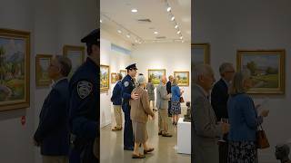 The Officer Took Grandma’s Paintings… Then Opened a Gallery for Her 🥺❤️ #shorts #kindness