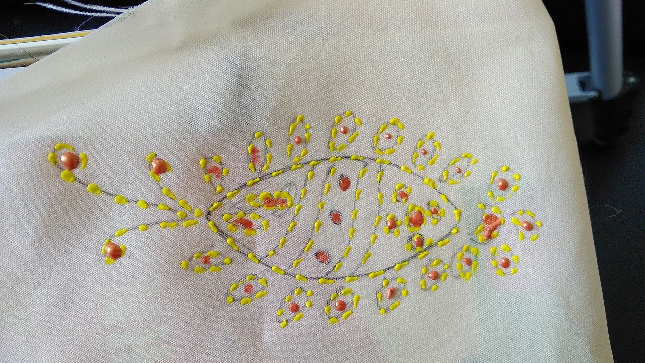 Liquid Embroidery basic design YouTube