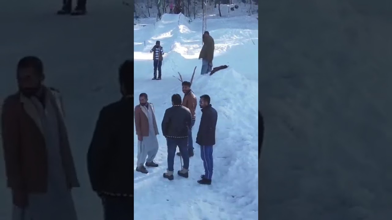 Shogran in Winter Snowfall