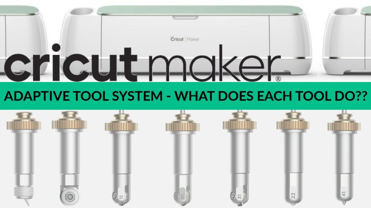 Cricut Maker NEW Tools & Overview (Knife, Rotary, Score, Perforate, Wavy,  Debossing, Engrave) 