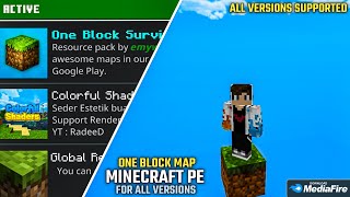 Top 2 One Block Map For Minecraft Pe 1.19+ || One Block For Minecraft Pe || ISMART SANDY screenshot 4