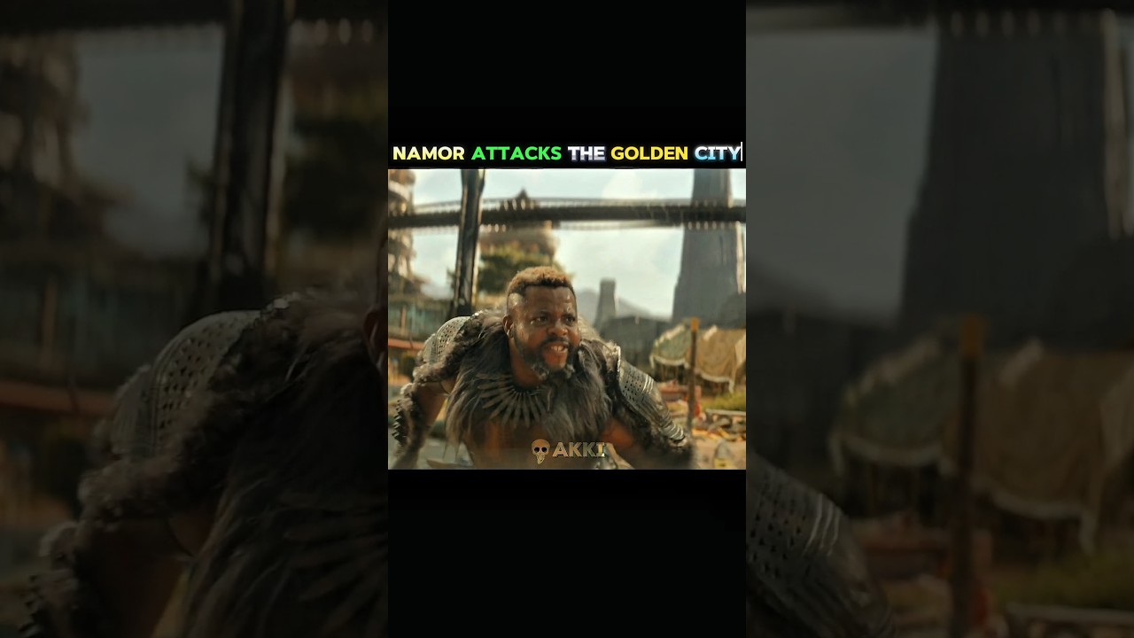 Namor DESTROYS Wakanda 💥 | Epic Attack Scene 