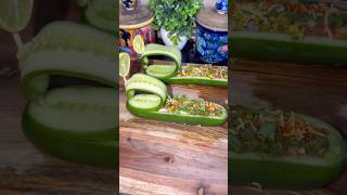 Swan cucumber boat!✨ #recipe #food #cooking #easyrecipe #homecuisine #swan #cucumber #sprouts #boat