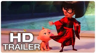 INCREDIBLES 2 Edna Helps Mr. Incredible To Control Jack Jack Trailer (NEW 2018) Superhero Movie HD