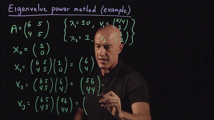 Eigenvalue Power Method (Example) | Lecture 31 | Numerical Methods for Engineers