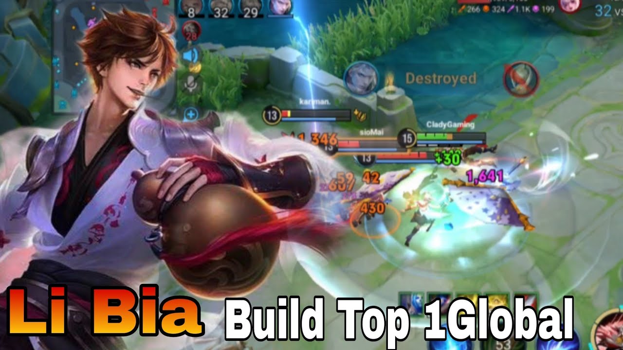 "Li Bai Build Top 1 Global 🔥 Insane Damage & Full Gameplay | Honor of Kings"