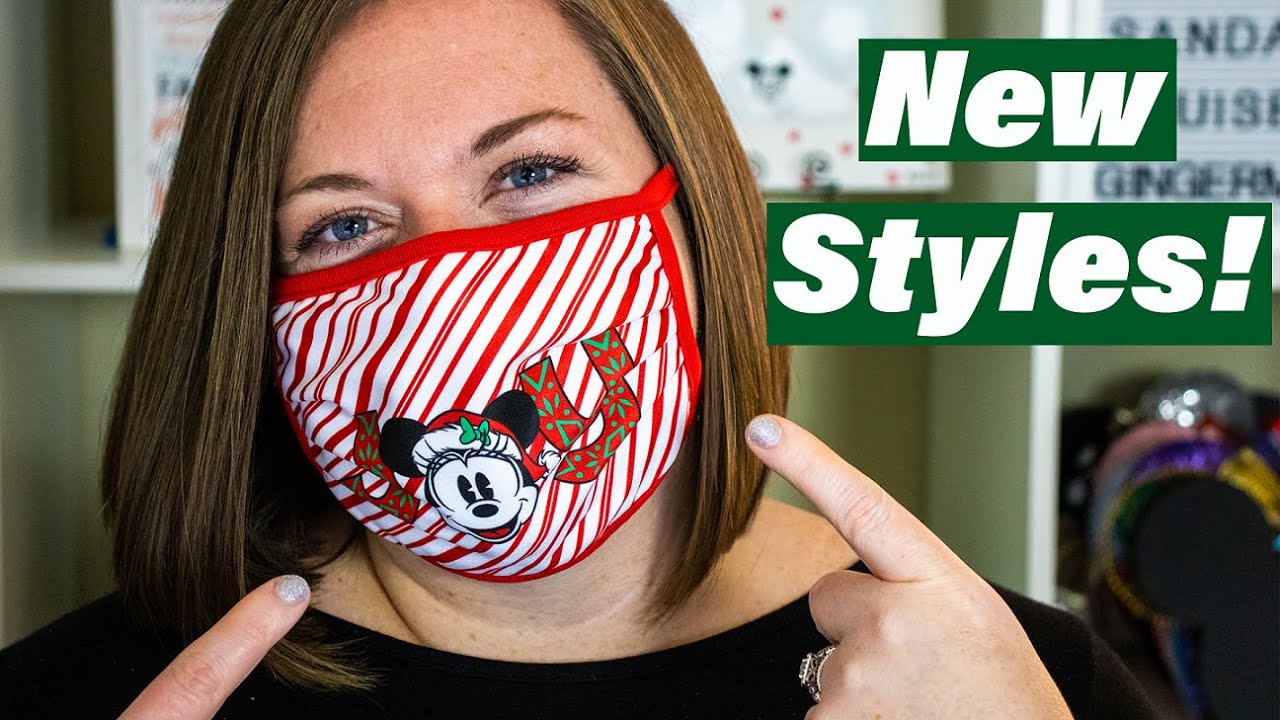 New Disney Face Masks: Christmas and Mandalorian Styles! | PLUS New Face Mask Material!