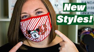New Disney Face Masks Christmas and Mandalorian Styles PLUS New Face Mask Material 