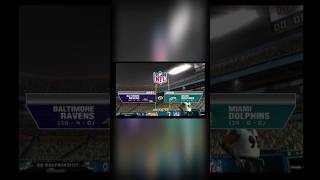Ravens vs Dolphins Week 16, Year 9 *Lost Footage* #madden11 #maddenshorts #nfl