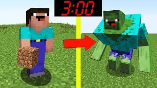 НУБ ПРОТИВ 3:00 ЧАСА НОЧИ НЕ Играйте В Майнкрафт! Нуб Мультик и Ужасы Видео Minecraft Pocket Edition