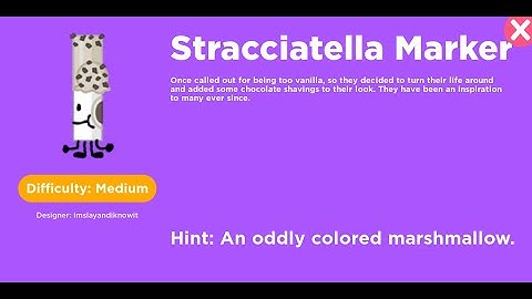 How to get Stracciatella Marker - Find The Markers