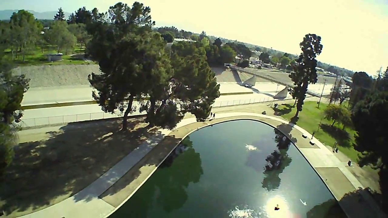 Hubsan H502T "Flying at Reseda Park"