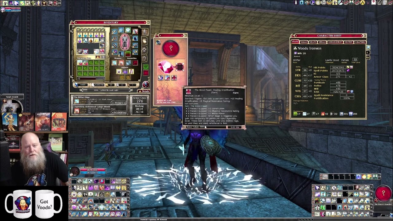 Voodu Warlock 2023 ep. 35: Level 32 - Legendary Temple of Elemental Evil Pt. 1-2 and Water Node