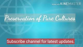 #Pharmashala Preservation of Pure Cultures || Unit-1 Microbiology /B.Pharm SemII /Notes