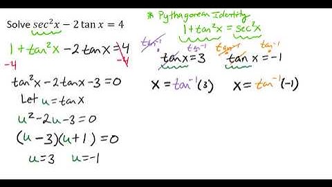 Solving Trigonometric Equations Using Inverse Trigonometric Functions Video