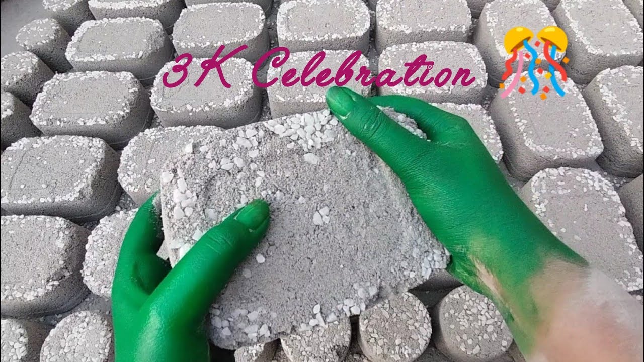 #04 💞 3k Celebration 🎊 ~ White Concrete Sand Cement Dry Floor ❣️Don't Miss The Claypot Crumbles 🤩