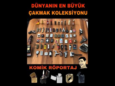 DÜNYANIN EN BÜYÜK ÇAKMAK KOLEKSİYONU- İLGİNÇ RÖPORTAJ