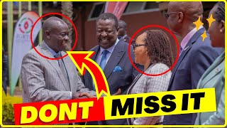 Shocking Drama Unfolds: Rigathi Gachagua Confronts Sakaja Over Fake Degrees Infront of William Ruto!