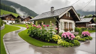 The magical Swiss village Oberried after fresh summer rain 🇨🇭 Switzerland 4K screenshot 3