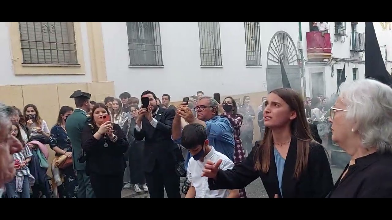 Saeta a Ntra Sra. de los Dolores. Viernes Santo 2022. María Cáceres