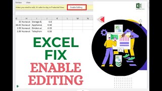How to Disable Excel Enable Editing or Protected view.