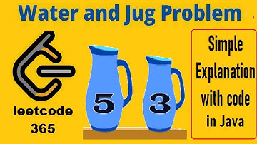 Water jug problem | Leetcode problem solution in Java | Simple explanation in hindi by NIKHIL JAIN