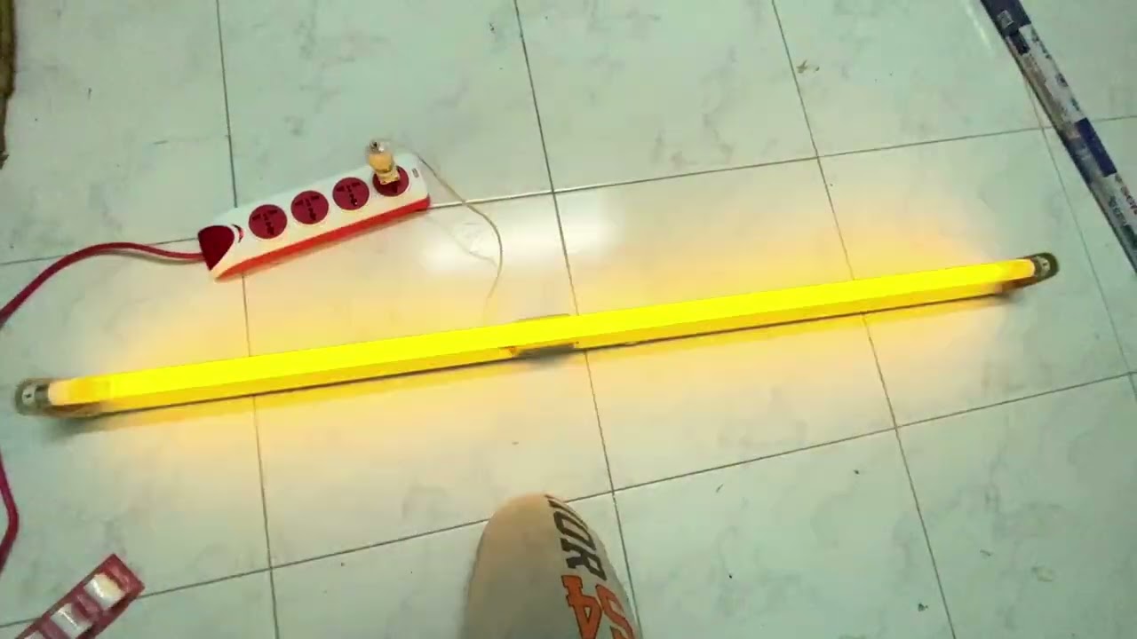 surya slimlite t8 florescent tubelight review and testing with new starters!