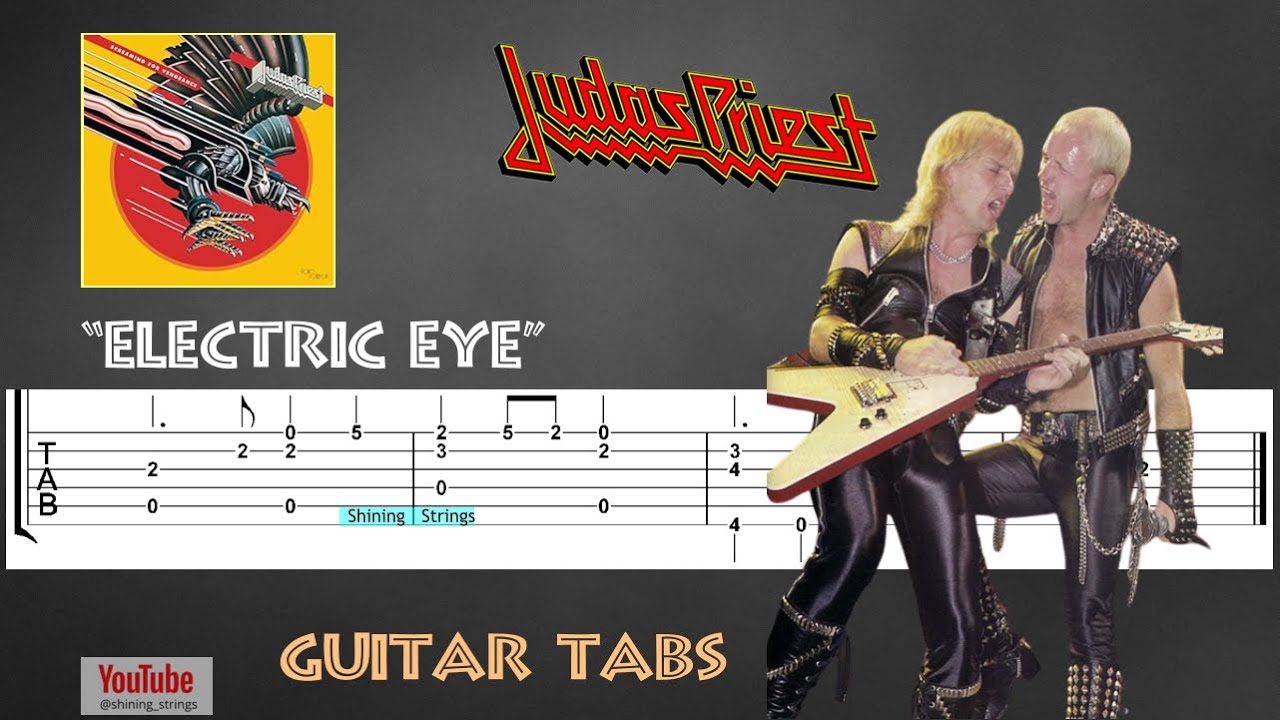 JUDAS PRIEST The Hellion Electric Eye [GUITAR COVER + TAB] YouTube