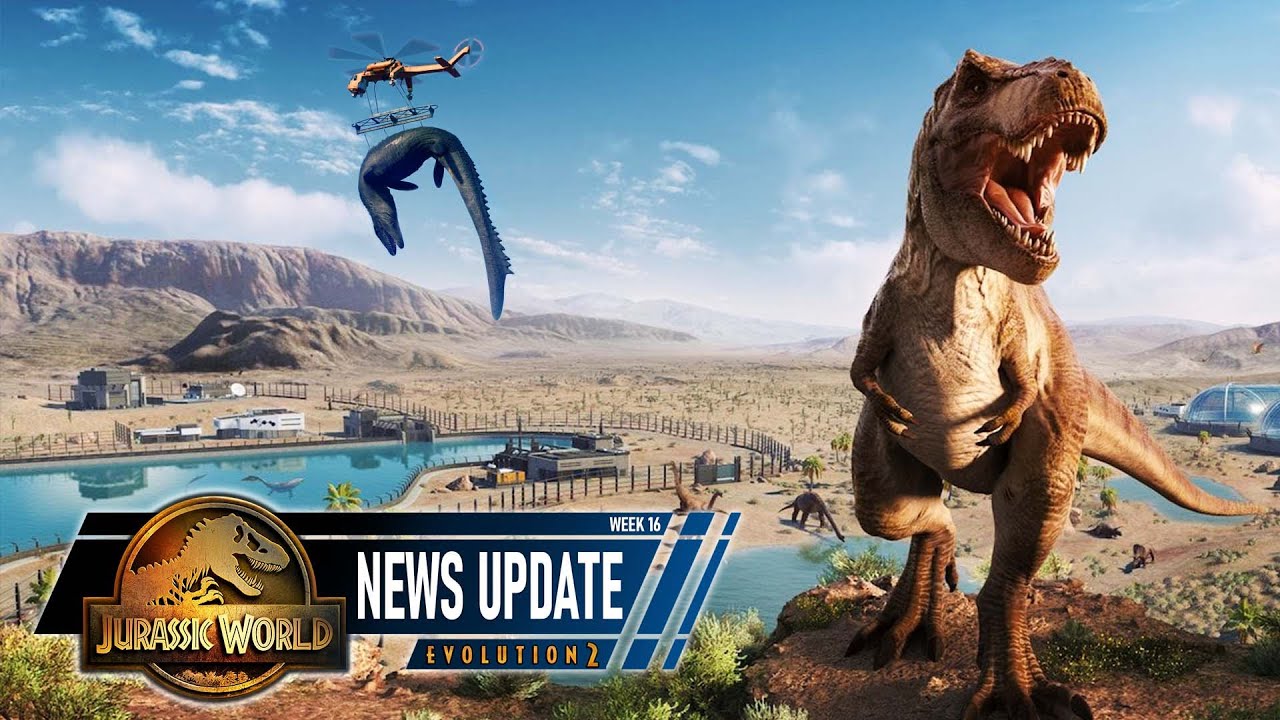 JWE 2 NEWS | Tranqing Marine Reptiles | Jurassic World Evolution 2 News